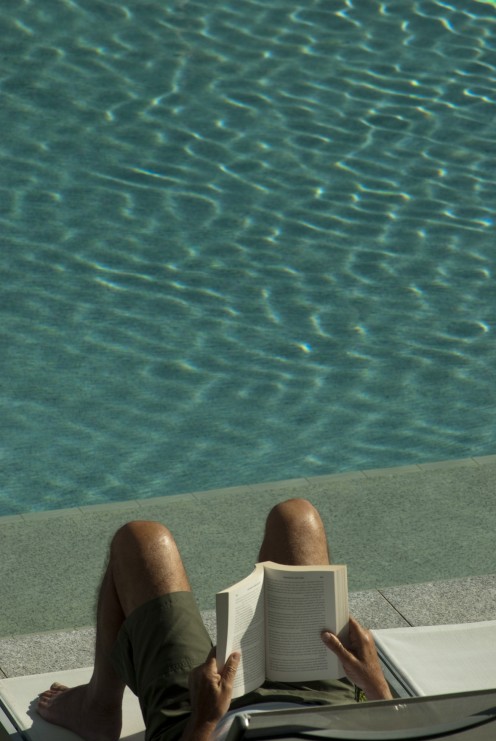 Once you have your panic attack under control a simple thing like reading a book can alter the way you feel, the surroundings can be very beneficial too!