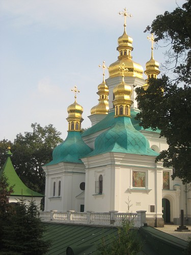 More golden domed churches around Kiev