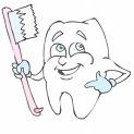 Healty Tooth with Toothbrush