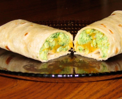 Green Egg and Cheese Wrap