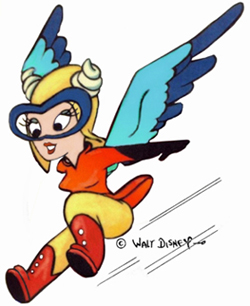 Fifinella, the officical mascot of the WASP