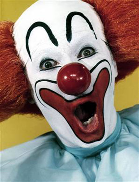 Fear of clowns is called "coulrophobia".