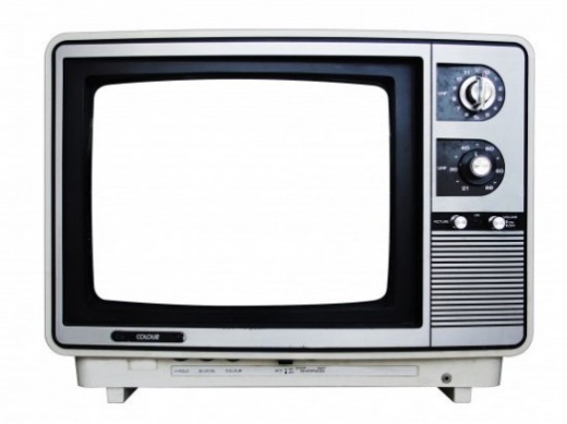An old style television