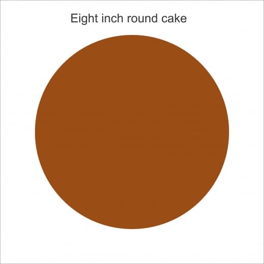 step 1 - one round cake