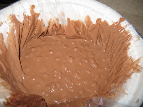 1 1/2 hour in - everything is melting!