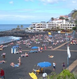 Tenerife's Playa de la Arena has Blue Flag status