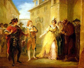 A scene from Twelfth Night by William Hamilton