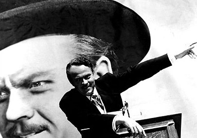 Orson Welles as Charles Foster Kane in Citizen Kane. Source: Wikimedia Commons, Public Domain.