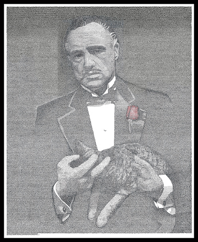 Marlon Brando as 'The Godfather'. Source: labnol, Flickr creative commons, CC BY 2.0.