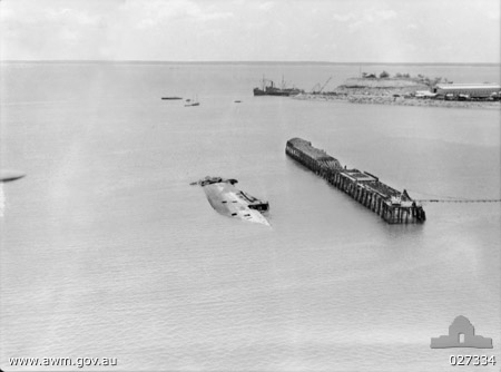Darwin Harbour after the bombing