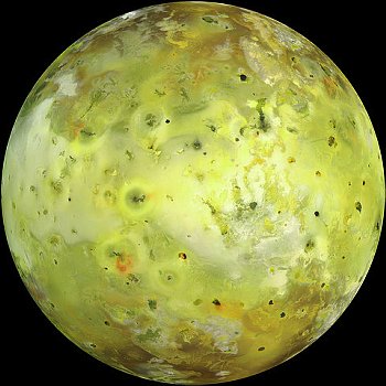 Among the Solar System bodies, Io has the most intense volcanic activity. Diameter=3630km, period = 1.7d.