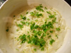 Vegetarian Main Courses - Cheese, Onion and Potato Bake