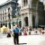 My hubby standing in the Plaza del Duomo with entrance to the Galleria Vittorio Emanuele II behind him. My hubby standing in the Plaza del Duomo with entrance to the Galleria Vittorio Emanuele II behind him.