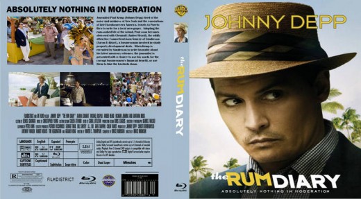 The Rum Diary Blu-ray DVD Cover