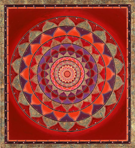 Mandala from art therapy