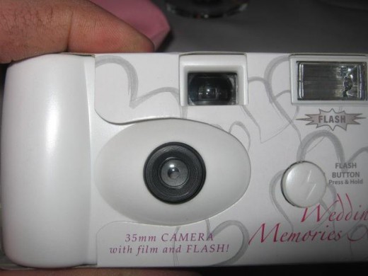 See?  A disposable camera!!