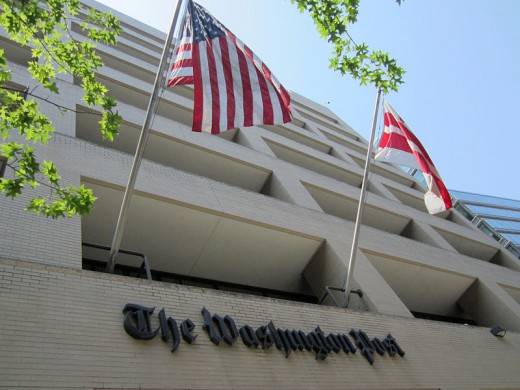 The Washington Post building.