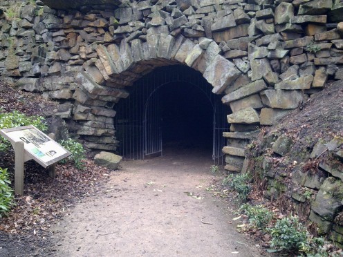 Old stone tunnel to Cunnery wood