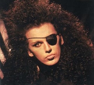Pete Burns as he appeared in the early 80's.