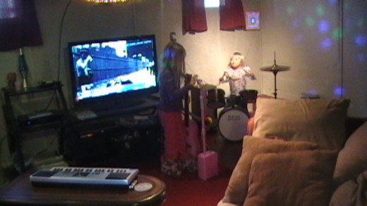 Motley Two warms up and watches Maroon 5 videos before the house lights go down