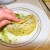 Place the chicken filling inside the tortilla and roll the tortilla around the filling. Place the chicken filling inside the tortilla and roll the tortilla around the filling.