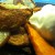 Hot Potato Wedges served with non-fat Greek yogurt Hot Potato Wedges served with non-fat Greek yogurt