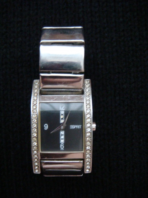 Silver watch, another present from my brother Michbern and his wife, Christie.