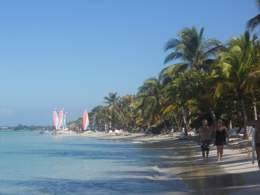 Seven Mile Beach in Negril, Jamaica