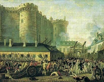 The storming of The Bastille