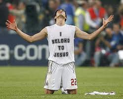 Kaka at a football game.