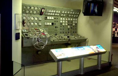 This is the real photo which is actually of a submarine control panel. 