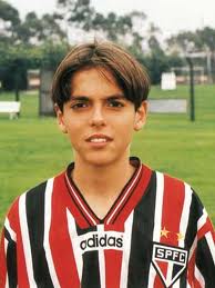 A younger Kaka when he played for  Sao Paulo FC.