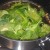 Spinach before wilting for the recipe Spinach before wilting for the recipe