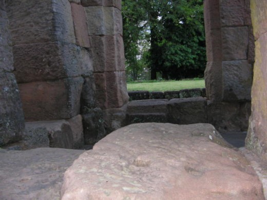 Location where the Shiva Lingum would have been.