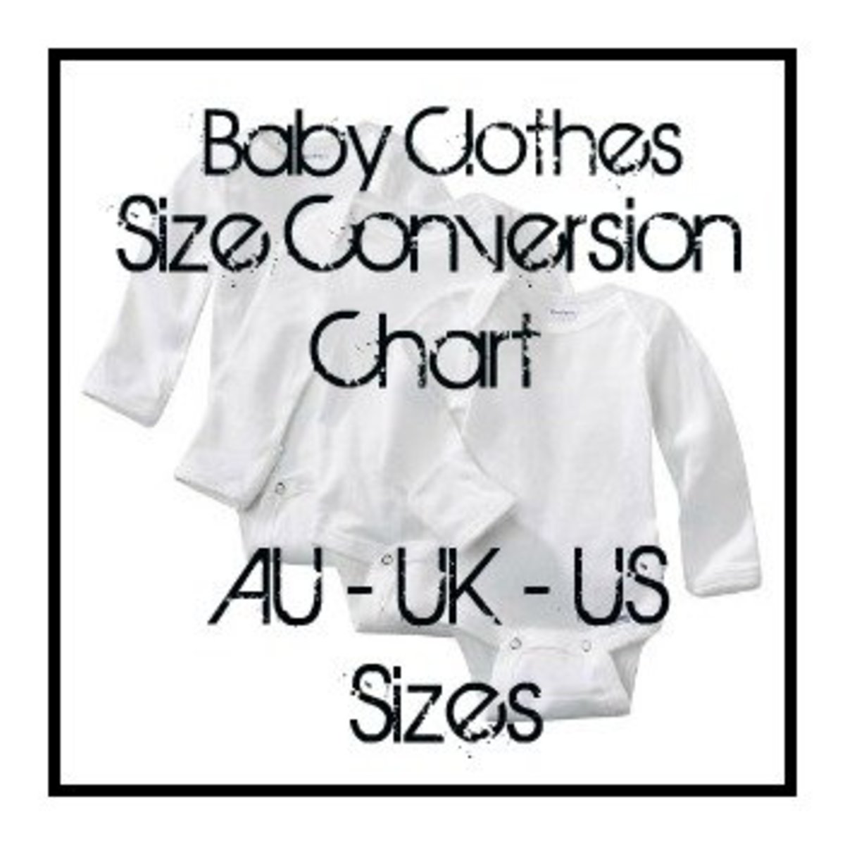 Baby Clothes Size Chart Uk