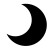 crescent moon