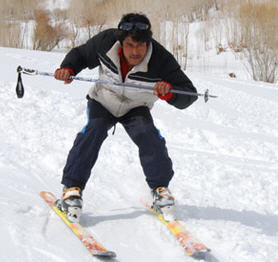 Afghan ski competitor