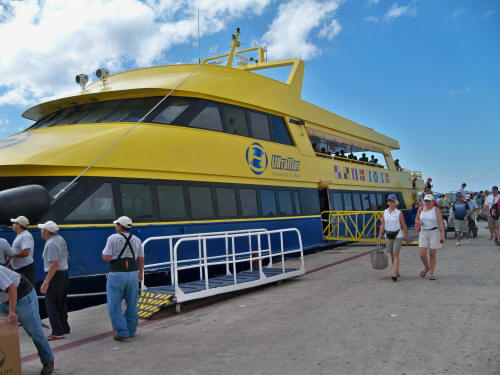 UltraMar ferry from Playa del Carmen to Cozumel