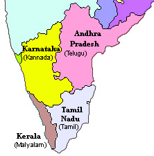 Dravidian languages in South India