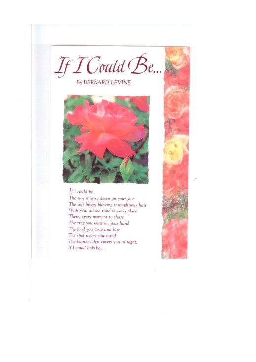 IF I COULD BE...By BERNARD LEVINE