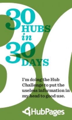 Day #4 of my "30 Hubs in 30 Days" Challenge.
