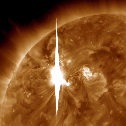 Reality:  NASA Solar Flare on 3/08/2012