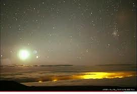 Here Nibiru is shown with its orbiting planets another interesting photograph.