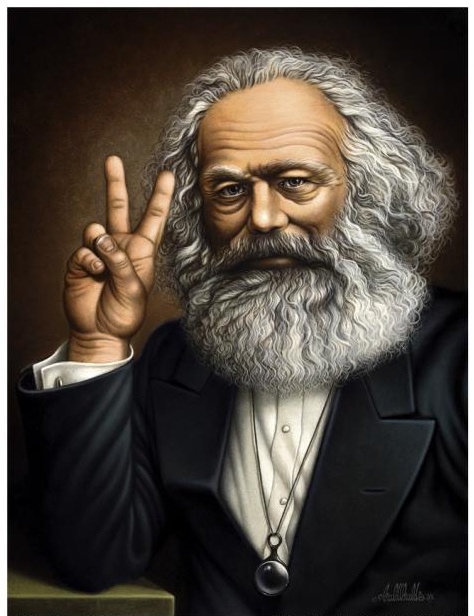 Karl Marx: 1818 - 1883.  Angry Euro Socialist