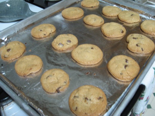 Freshly Baked Chocolate Chip Cookies
