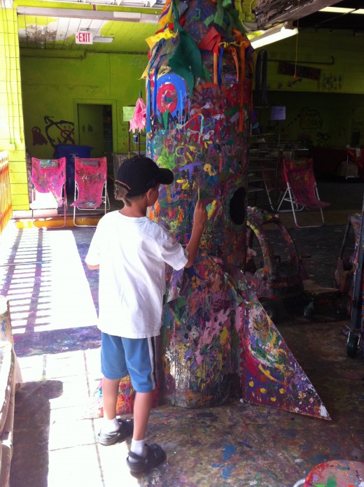 Painting Without Borders at CHAP in Portland, OR