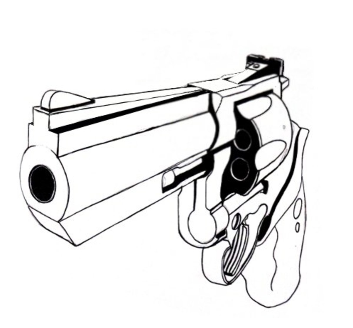 How to Draw a Gun—Full Tutorial
