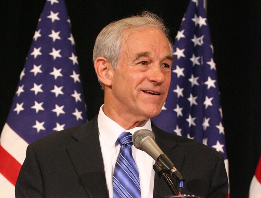 Voting in America: Dr. Ron Paul on the campaign trail as a presidential candidate.