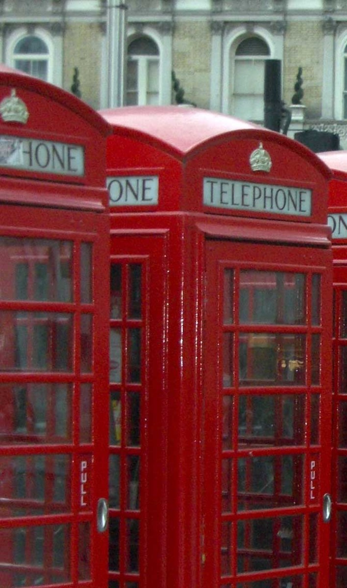 Traditional London Phone Booth