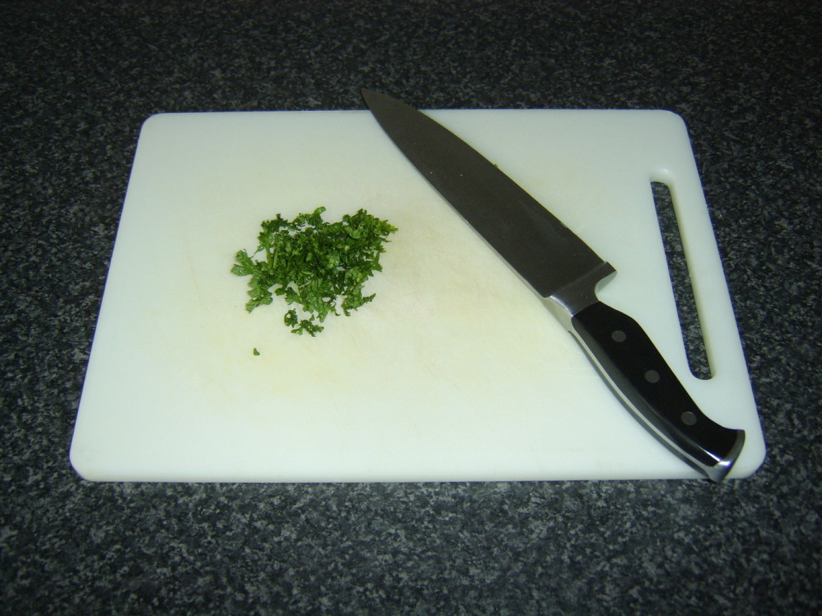 Freshly chopped parsley makes a simple yet attractive final garnish